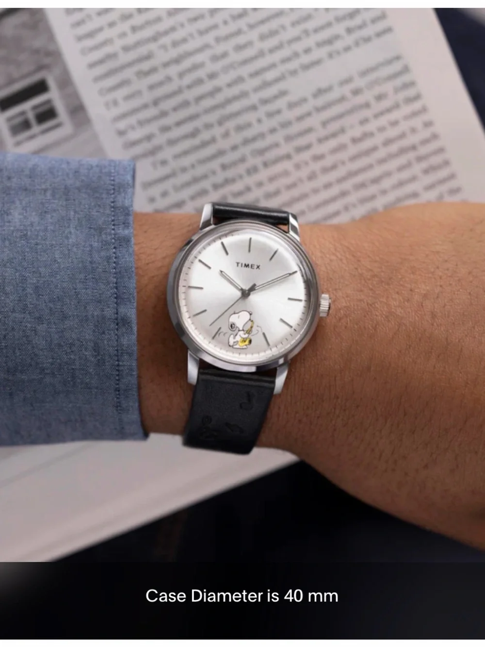 Peanuts® x Timex Marlin® Automatic Saxophonist